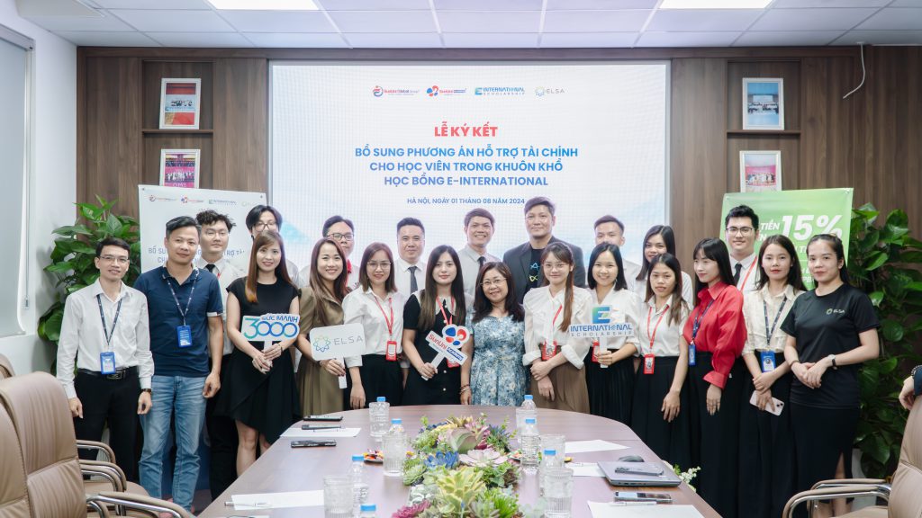 SunUni Academy và ELSA hợp tác bổ sung phương án thanh toán học phí cho học viên của học bổng E-International