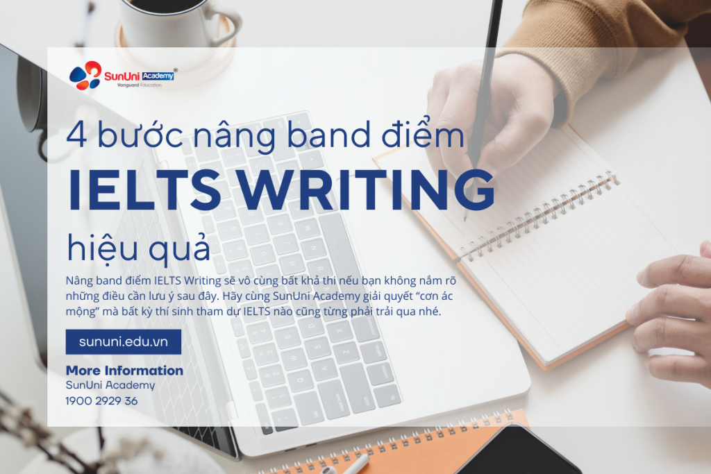 4 BƯỚC NÂNG BAND ĐIỂM IELTS WRITING HIỆU QUẢ