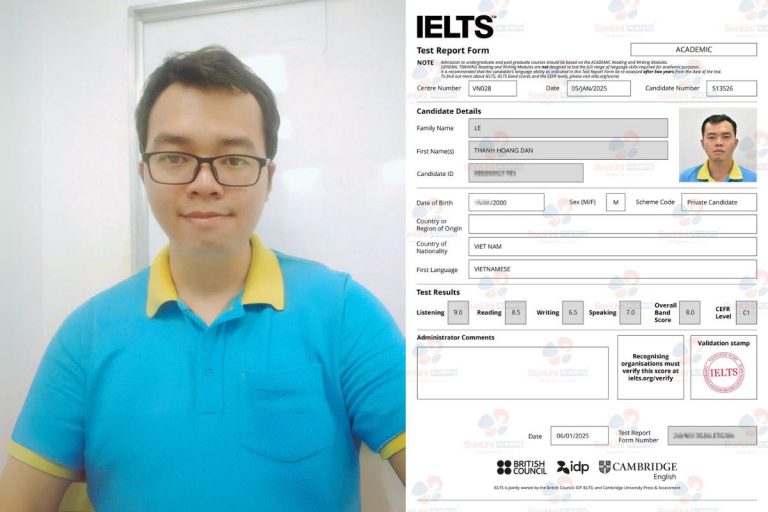 [Kenh 14] Thầy giáo tiếng Anh chia sẻ bí quyết chinh phục 8.0 IELTS tại SunUni Academy
