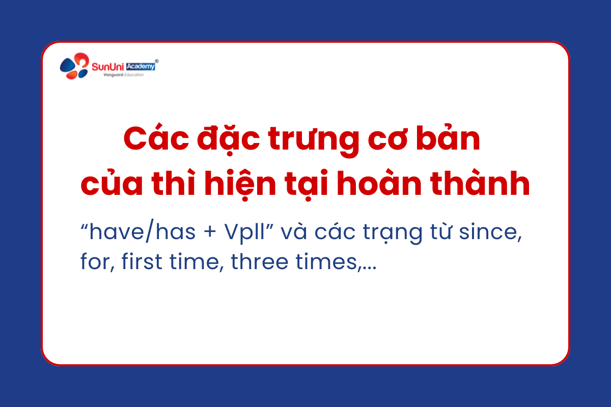 thì hiện tại hoàn thành
