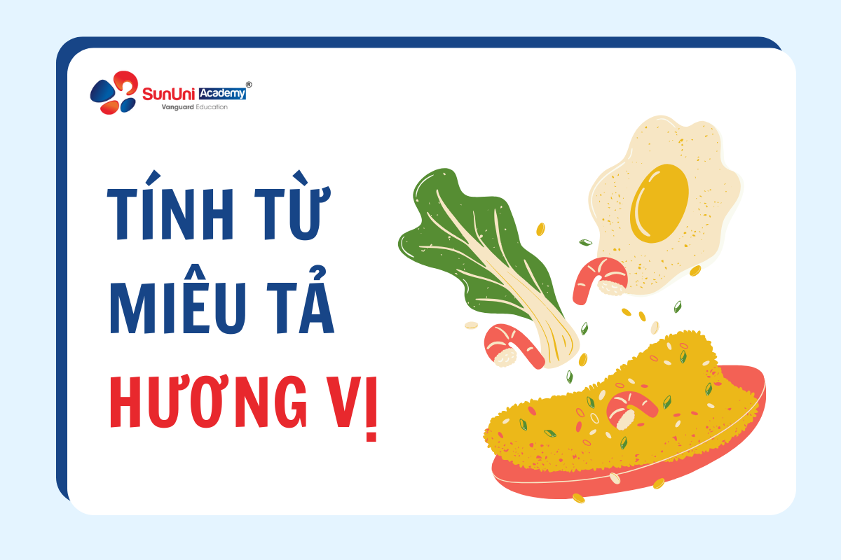 tính từ miêu tả đồ ăn