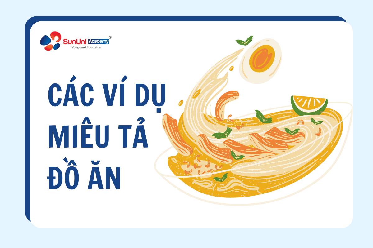 tính từ miêu tả đồ ăn