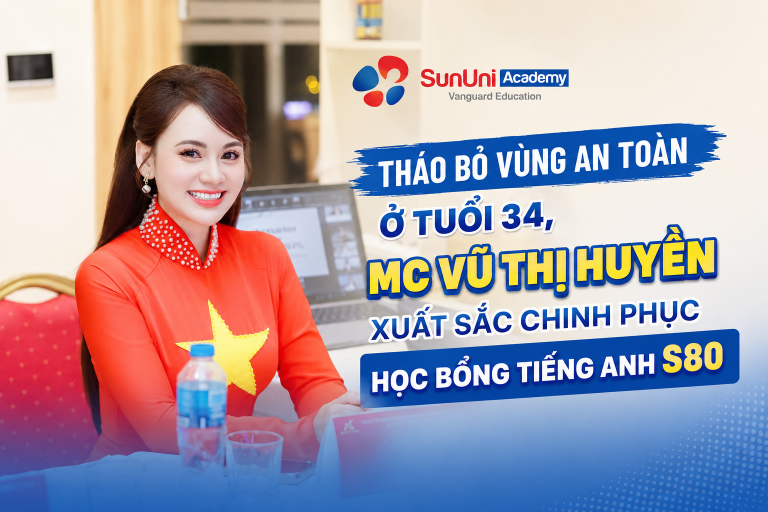 Hành trình vượt rào cản tiếng Anh của nữ MC 34 tuổi