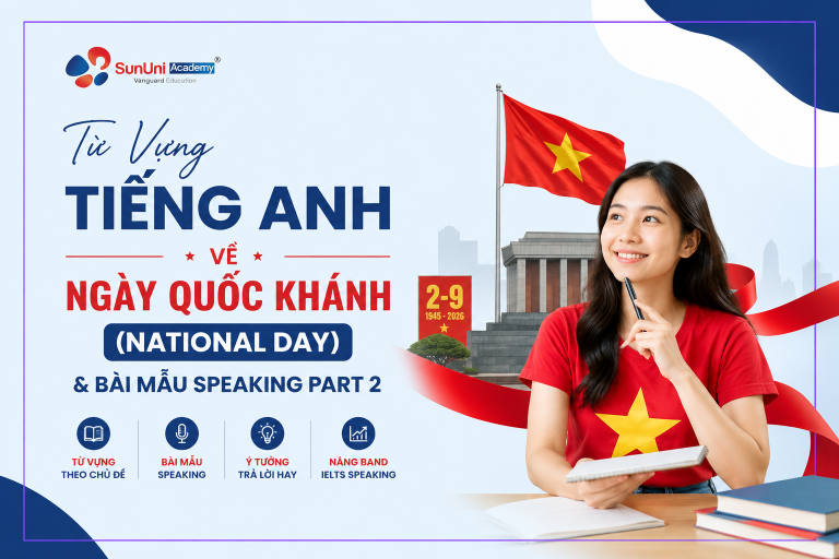 Từ vựng Tiếng Anh về ngày Quốc khánh (National Day) & Bài mẫu Speaking