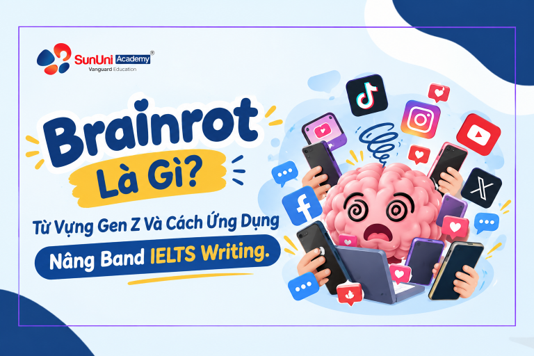 Brainrot Là Gì? Từ Vựng Gen Z Và Cách Ứng Dụng Nâng Band IELTS Writing
