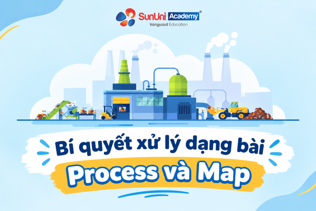 Bí quyết xử lý dạng bài Process và Map mà không bị lặp từ