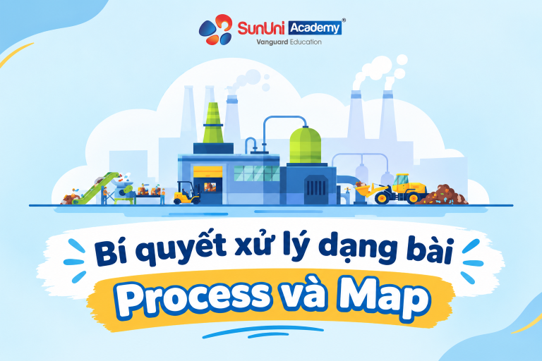 Bí quyết xử lý dạng bài Process và Map mà không bị lặp từ