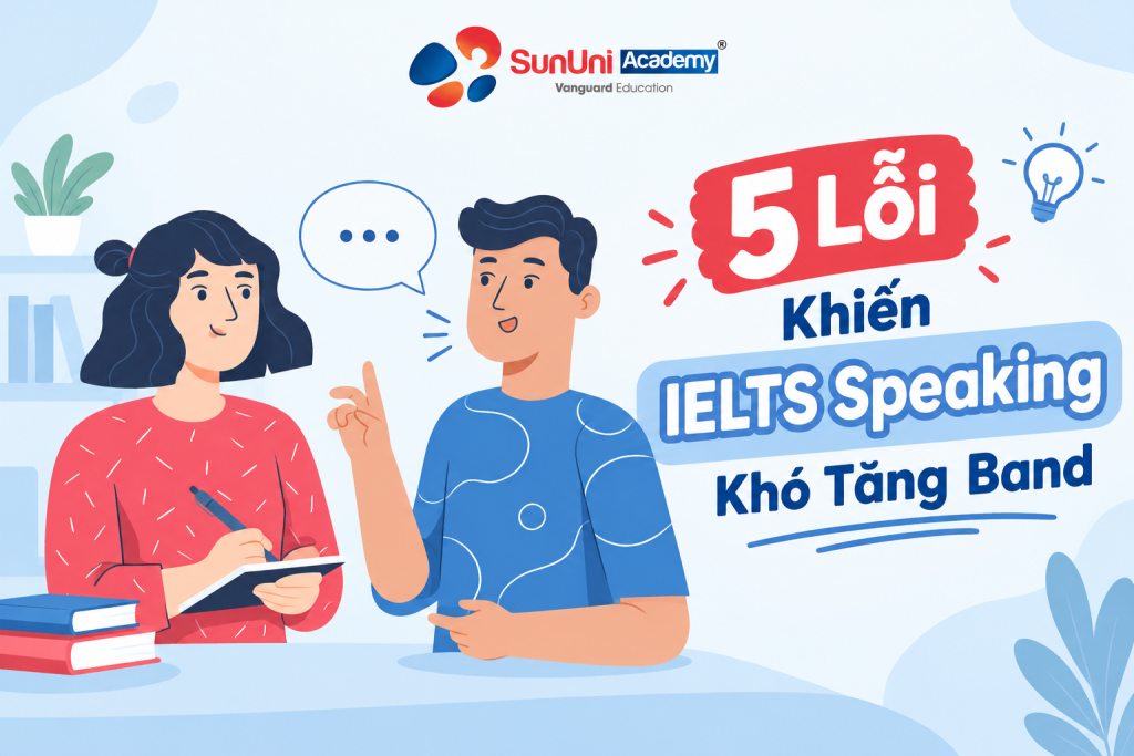 5 Lỗi Khiến IELTS Speaking Khó Tăng Band