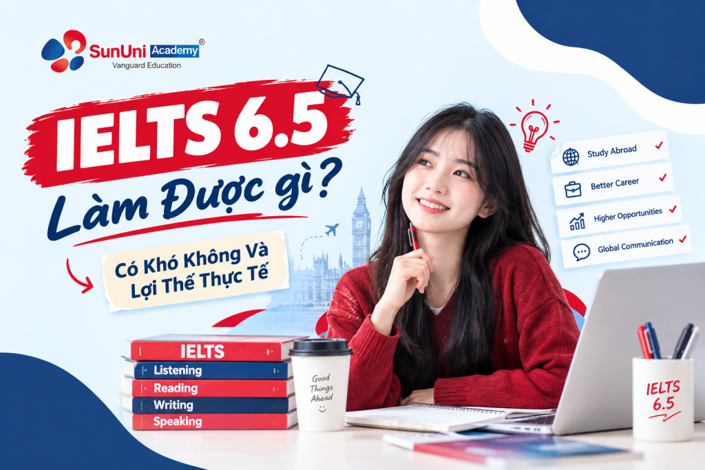 IELTS 6.5 Làm Được gì? Có Khó Không Và Lợi Thế Thực Tế